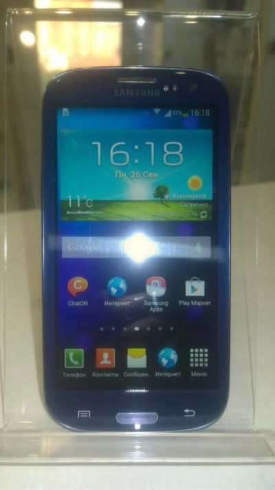 Лот: 8249128. Фото: 1. Samsung Galaxy S3 16Gb Cиний. Смартфоны