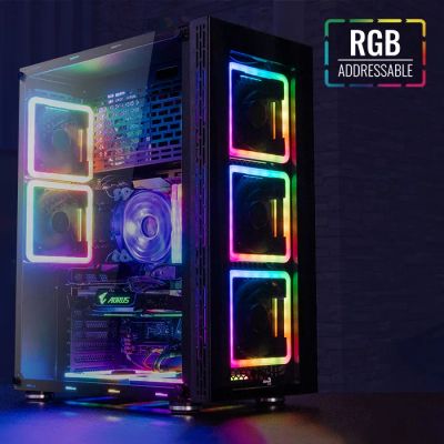 Лот: 20732492. Фото: 1. Стильный Full Tower: AeroCool... Корпуса, блоки питания