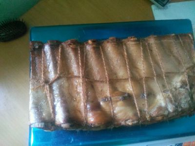 Лот: 11111196. Фото: 1. Копченая грудинка. Мясо, птица, яйцо