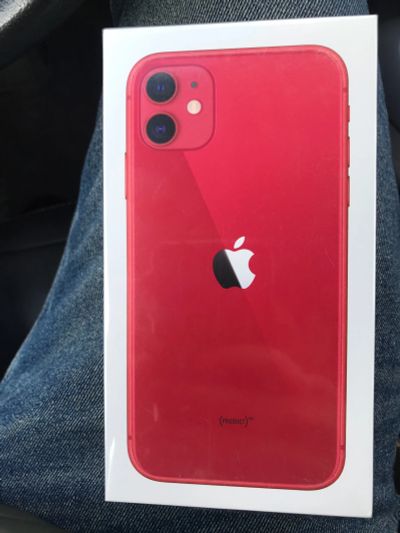 Лот: 18998624. Фото: 1. Apple iPhone 11 (128 GB) RED. Смартфоны