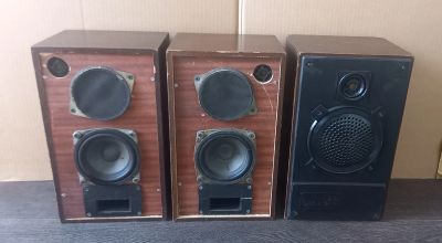 Лот: 25584522. Фото: 1. Советские Колонки Radiotehnika... Портативные, беспроводные колонки