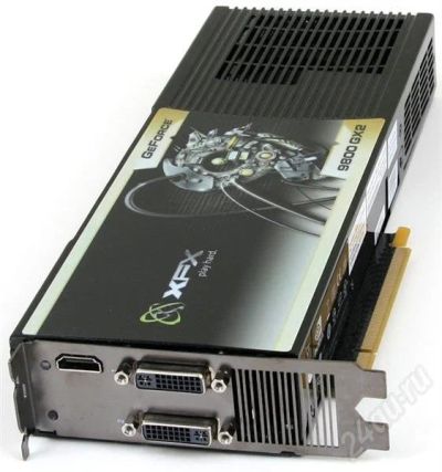 Лот: 586128. Фото: 1. XFX GeForce 9800GX2 Суперцена... Видеокарты