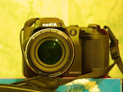 Лот: 2150457. Фото: 1. Nikon l120 + сумка + зарядное... Цифровые компактные