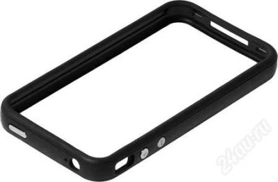 Лот: 2462983. Фото: 1. Бампер На iPhone 5 черный Deppa. Чехлы, бамперы