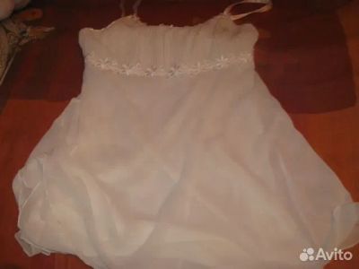 Лот: 24765262. Фото: 1. Свадебное мини- платьице. Летний... Свадебные платья