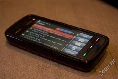Лот: 1284730. Фото: 1. !срочно! nokia 5800 красный. Кнопочные мобильные телефоны