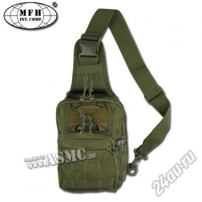 Лот: 5939539. Фото: 1. Сумка плечевая MFH Molle olive. Сумки