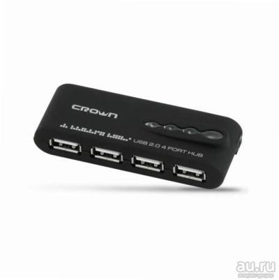 Лот: 17755473. Фото: 1. USB Хаб 2.0 Crown CMH-B05 4 порта... USB хабы