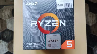 Лот: 19345636. Фото: 1. Процессор AMD Ryzen 5 3600XT BOX. Процессоры