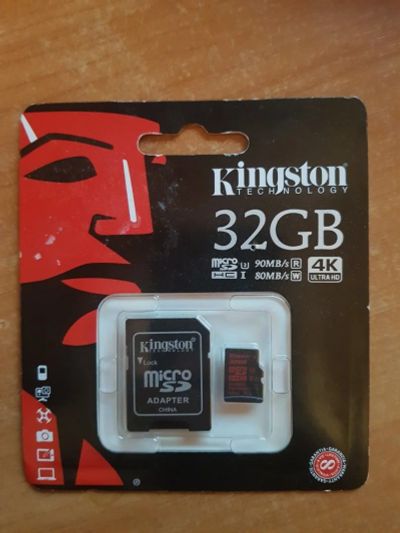 Лот: 13349556. Фото: 1. Карта памяти MicroSD 32GB Kingston. Карты памяти