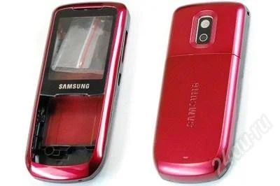 Лот: 2386632. Фото: 1. Корпус Samsung C3212 Красный Бесплатная... Корпуса, клавиатуры, кнопки