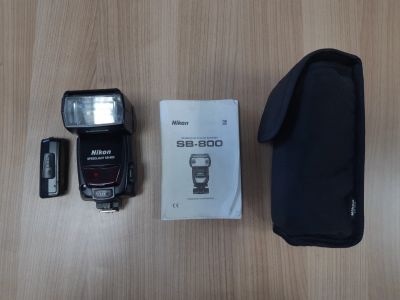 Лот: 14846468. Фото: 1. Вспышка Nikon SB-800 читаем описание. Вспышки, осветители, рассеиватели