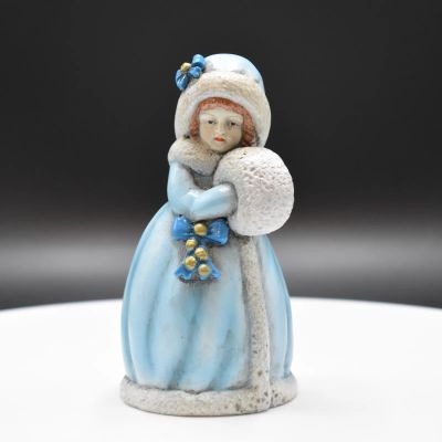 Лот: 24929105. Фото: 1. Колокольчик бронзовый"Январь... Фигурки, статуэтки