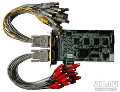 Лот: 8799538. Фото: 1. geovision gv-1480a плата видеозахвата... Видеонаблюдение