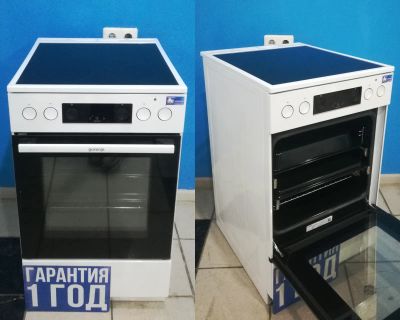 Лот: 21095763. Фото: 1. Электрическая плита Gorenje GECS5C60WPA... Плиты, духовые шкафы, варочные поверхности
