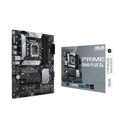 Лот: 19927357. Фото: 1. Материнская плата Asus Prime B660-Plus... Материнские платы