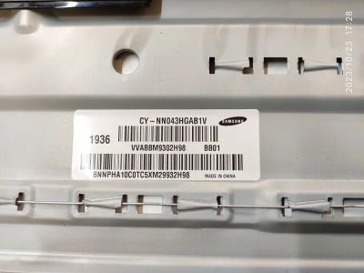 Лот: 20948575. Фото: 1. подсветка в сборе tv Samsung UE43RU7120... Запчасти для телевизоров, видеотехники, аудиотехники