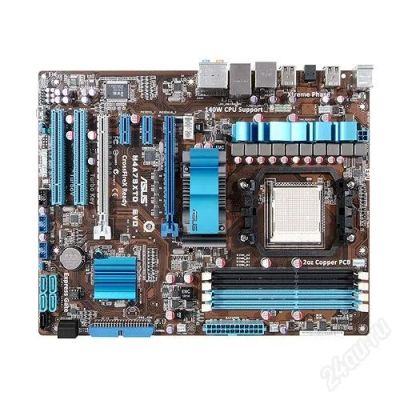 Лот: 810469. Фото: 1. Asus M4A79XTD Evo(поддержка разблокировки... Материнские платы