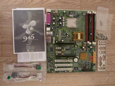 Лот: 1554178. Фото: 1. MB Epox EP-5P945-J + CPU Intel... Материнские платы