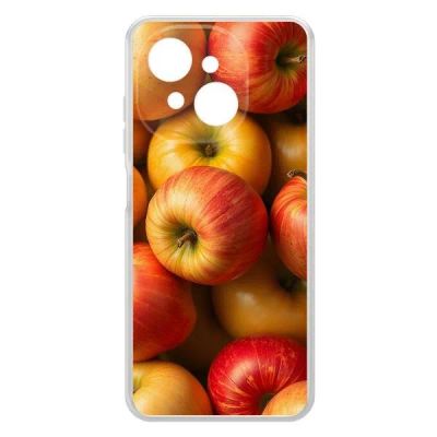 Лот: 25540589. Фото: 1. Чехол Krutoff Clear Case "Яблоки... Чехлы, бамперы