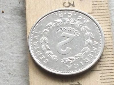 Лот: 16216024. Фото: 1. Монета 2 колон два Коста-Рика... Америка