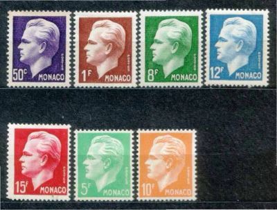 Лот: 25858019. Фото: 1. Монако 1950-51_С5. Марки