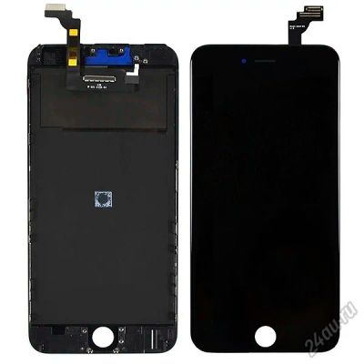 Лот: 10349539. Фото: 1. Дисплей iPhone 6 Plusв сборе Черный... Дисплеи, дисплейные модули, тачскрины