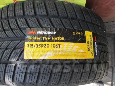 Лот: 23608235. Фото: 1. Зимняя резина 315/35 R-20 "Headway... Шины