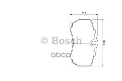 Лот: 14078486. Фото: 1. Колодки тормозные дисковые Bosch... Другое (автозапчасти)