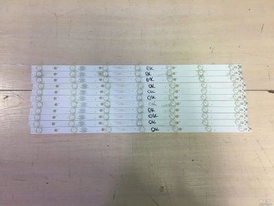 Лот: 18194917. Фото: 1. led string , cx65d07-zc22ag-04... Запчасти для телевизоров, видеотехники, аудиотехники