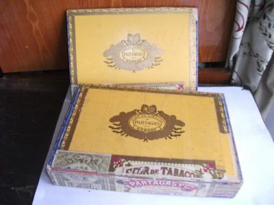 Лот: 6366068. Фото: 1. Деревянная коробка сигар Partagas... Другое (коллекционирование, моделизм)