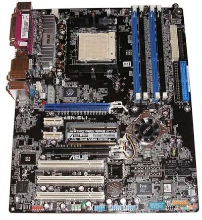 Лот: 11809416. Фото: 1. Материнская плата Asus A8N-SLI... Материнские платы