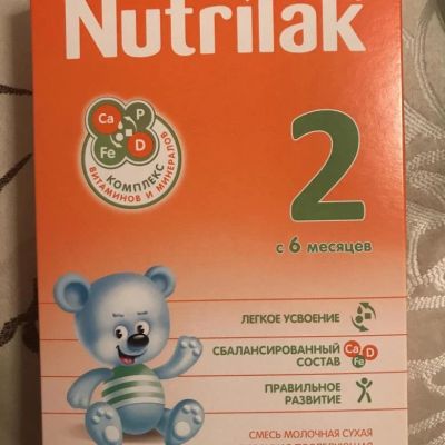 Лот: 13912176. Фото: 1. Смесь Nutrilak (InfaPrim) 2 (с... Детское питание