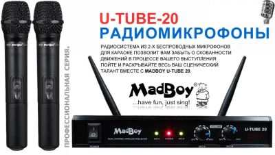 Лот: 6353206. Фото: 1. Комплект беспроводных микрофонов... Студийные микрофоны, радиомикрофоны и радиосистемы