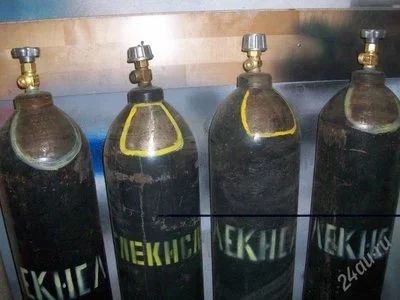 Лот: 8009014. Фото: 1. баллон углекислота 40л. на половину... Торговое
