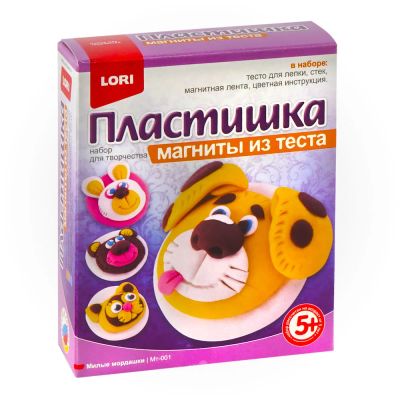 Лот: 16141067. Фото: 1. Магниты из теста "Милые мордашки... Для рукоделия