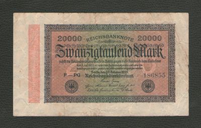 Лот: 16523421. Фото: 1. 20000 марок 1923 года. Германия... Германия и Австрия