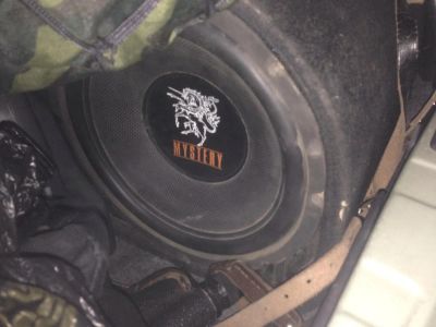 Лот: 4828246. Фото: 1. SUBwoofer mystery 600w + усилок. Сабвуферы