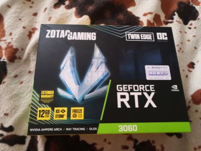 Лот: 18332675. Фото: 1. ZOTAC RTX 3060 Twin Edge OC. Видеокарты