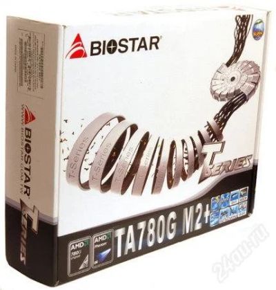 Лот: 1420849. Фото: 1. Материнская плата Biostar TA780G... Материнские платы