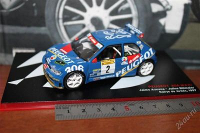 Лот: 1802549. Фото: 1. модель Peugeot 306 Altaya. Автомоделизм