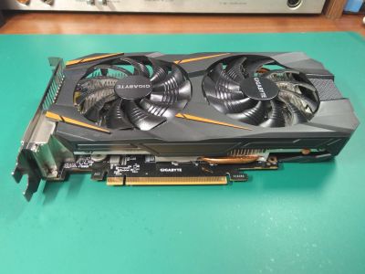 Лот: 19847876. Фото: 1. Gigabyte GTX 1060 WindForce 3GB. Видеокарты