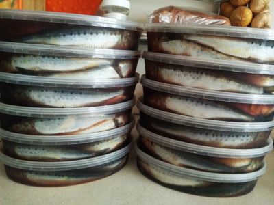 Лот: 16281142. Фото: 1. Сельдь Иваси набор из с/с и пряного... Икра, рыба, морепродукты