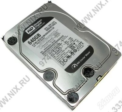 Лот: 196710. Фото: 1. Винчестер 640ГБ Western Digital... Жёсткие диски (HDD)