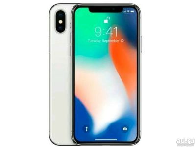 Лот: 10600857. Фото: 1. Iphone X 64gb Silver. Смартфоны