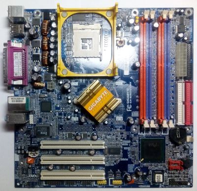 Лот: 4750906. Фото: 1. Motherboard / Gigabyte / GA-8I865GVMK... Материнские платы