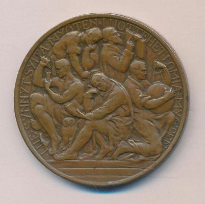 Лот: 10017006. Фото: 1. Финляндия 1922 Медаль Университет... Сувенирные