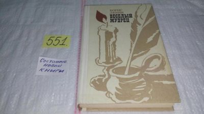 Лот: 10409547. Фото: 1. Б.Левин, Веселый мудрец, В романе... Художественная