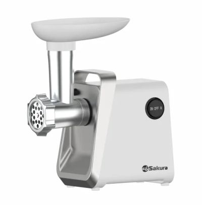 Лот: 21723505. Фото: 1. Мясорубка Sakura SA-6431W, 1600Вт. Кухонная