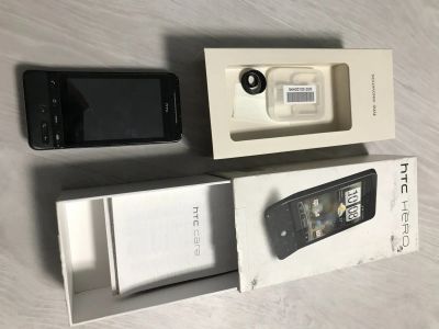 Лот: 17110168. Фото: 1. Смартфон HTC Hero a6262 чёрный... Смартфоны